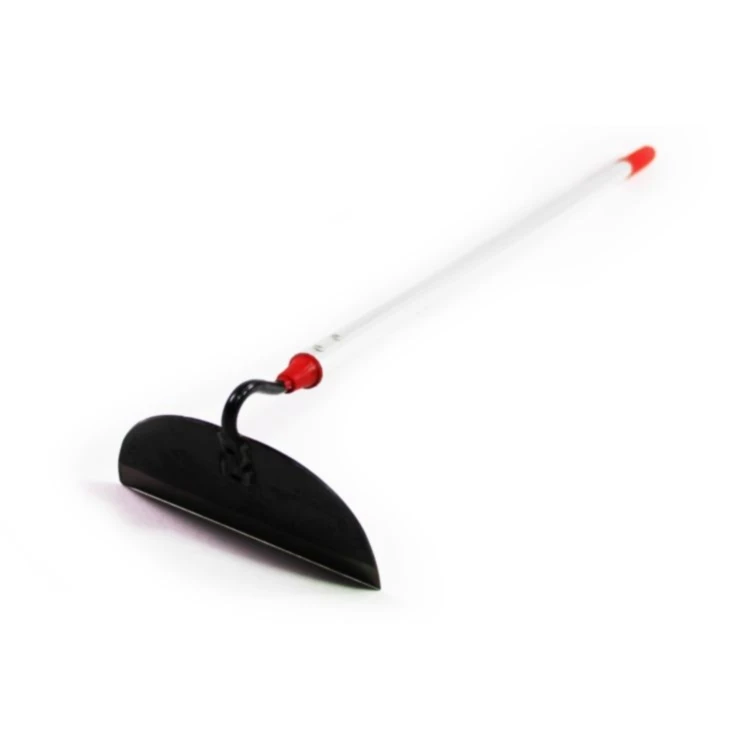 drop forged   long aluminum   handle cutter weeding Semicircle blade  harvesting hoe withlong aluminum handle