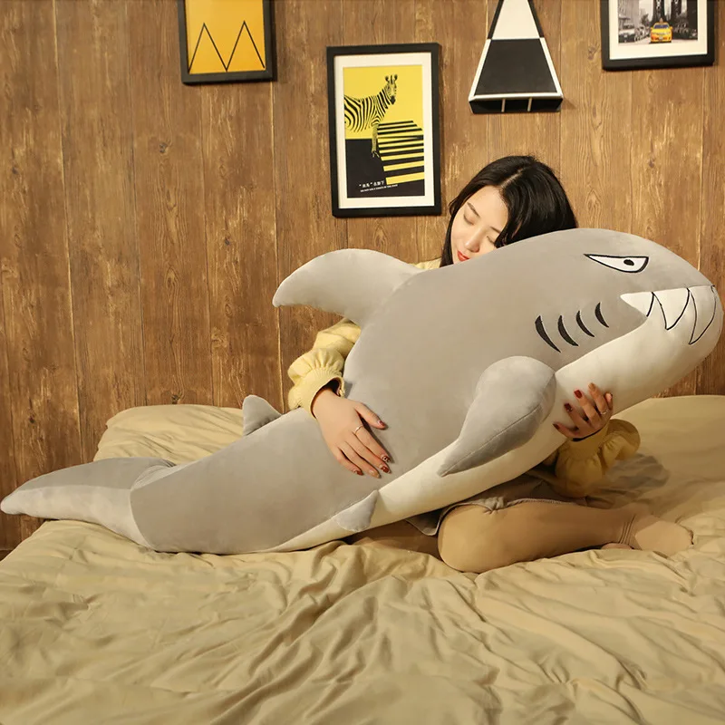 Free samples are hot on  in 2019 Plush Ocean Blue Shark Toys Super Soft Stuffed Animal Shark Dolls Best Gifts for Kids