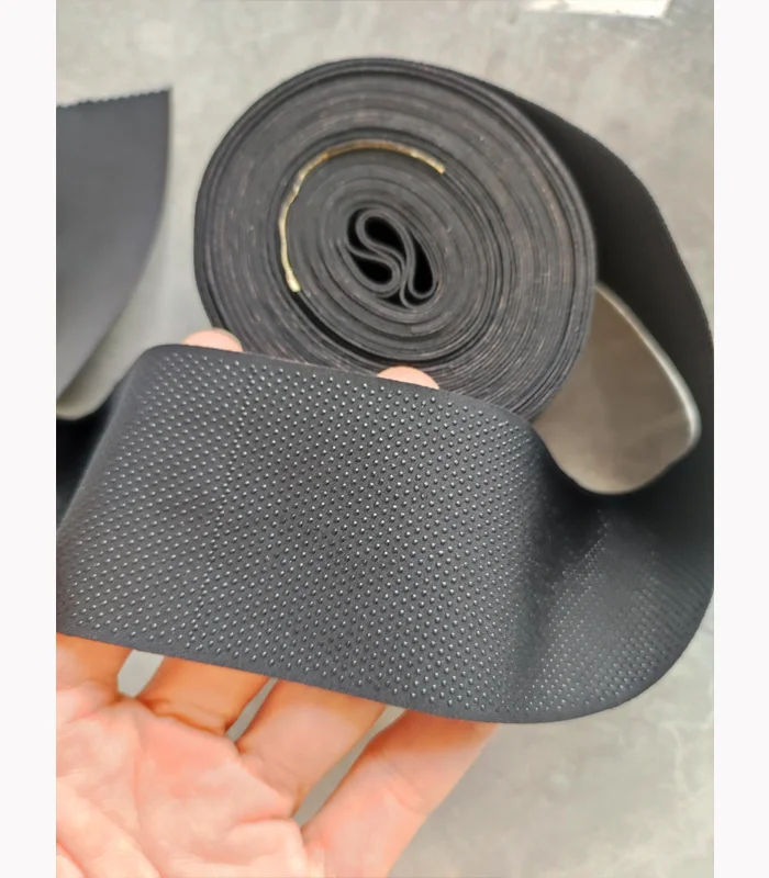 white black cycling jersey silicone dots non slip tapes stretch band elastic webbing for apparel clothes accessories