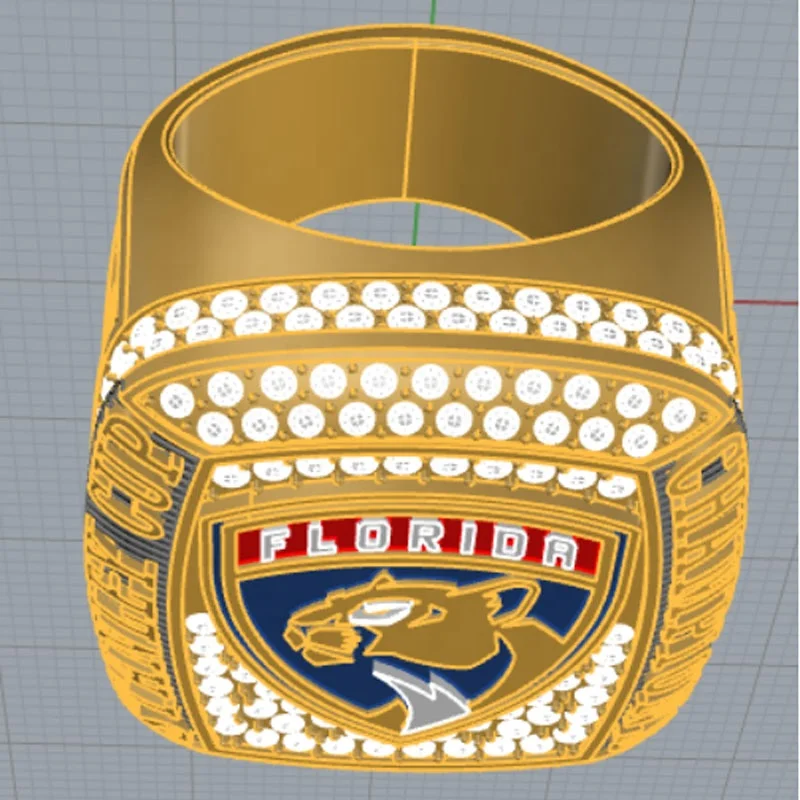 Новейшее Высокое качество Florida Panthers Champion Ring Золотое памятное Подарочное индивидуальное кольцо для мужчин