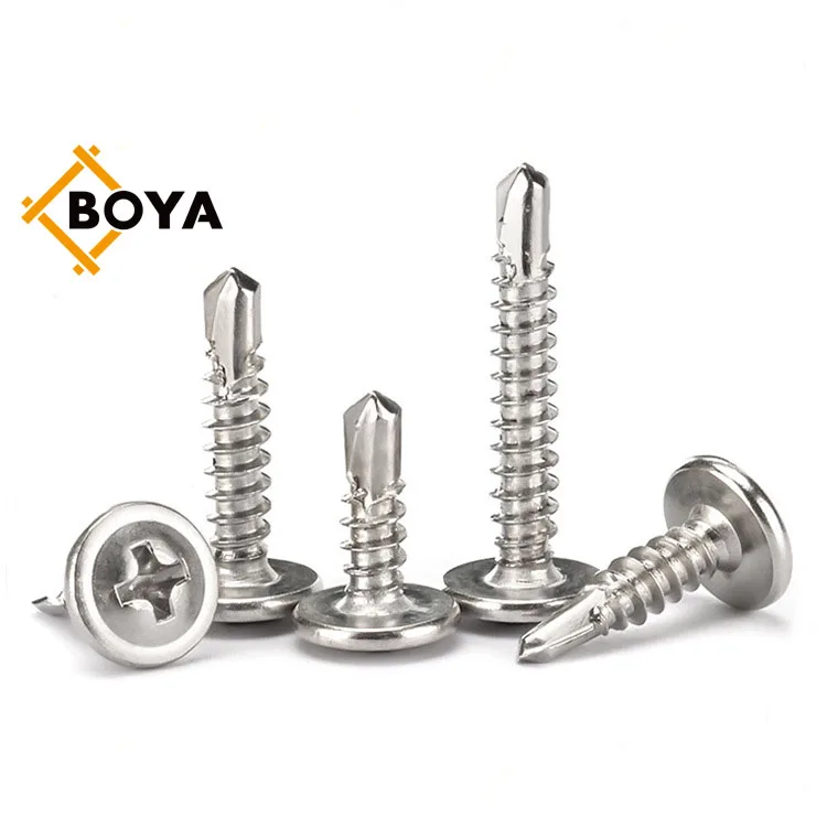 China wholesale galvanised metal hexagon head tek wood stainless steel hex self drilling screw with epdm washers roofing screw
