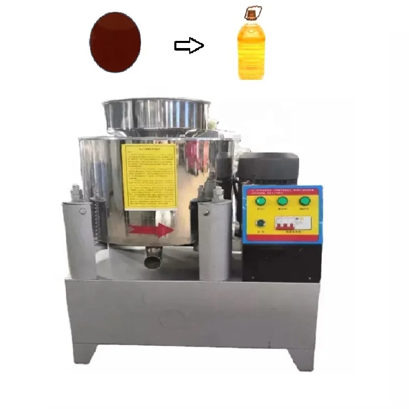 centrifugal peanut oil crude palm kernel olive coconut oil red palm oil filter cleaning purifier machine purification automatic