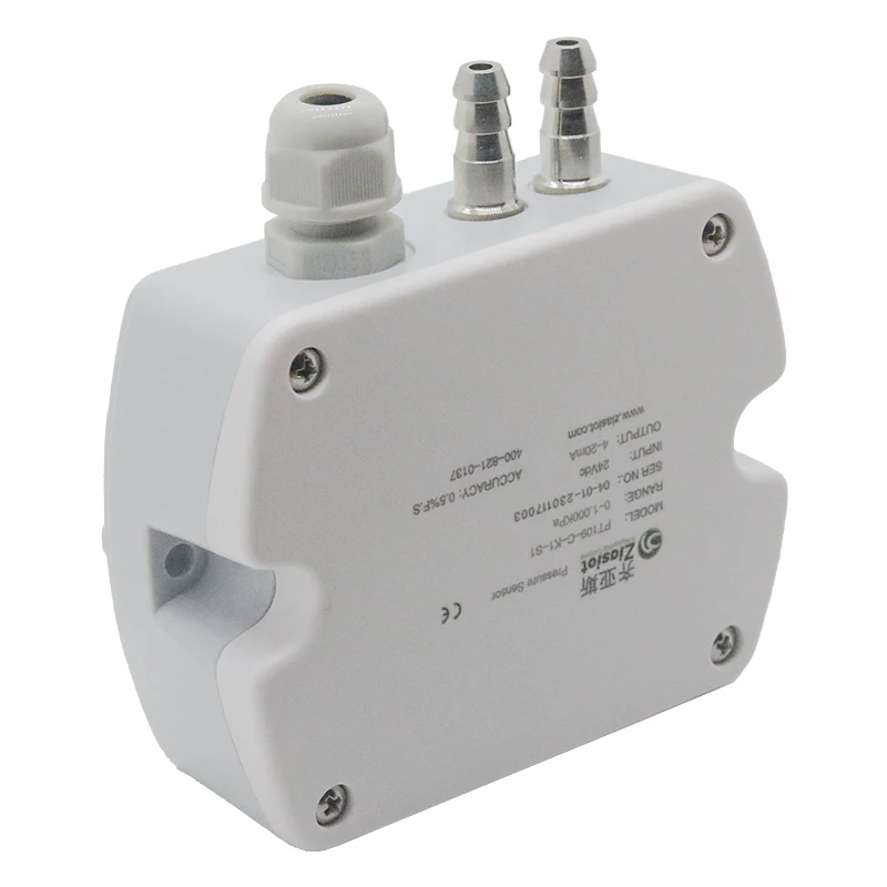 PT230BN low differential pressure sensor with analog output digital wind hvac air pressure transducer monitor