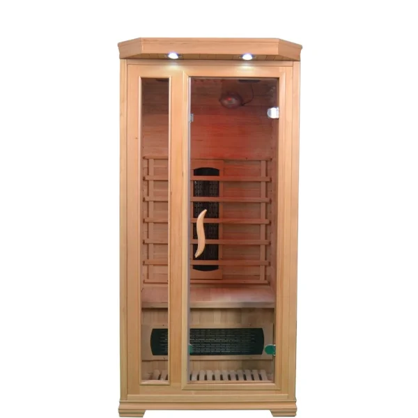 Factory price red ceder dry sauna wood far infrared sauna 3 person suna room sauna with heater