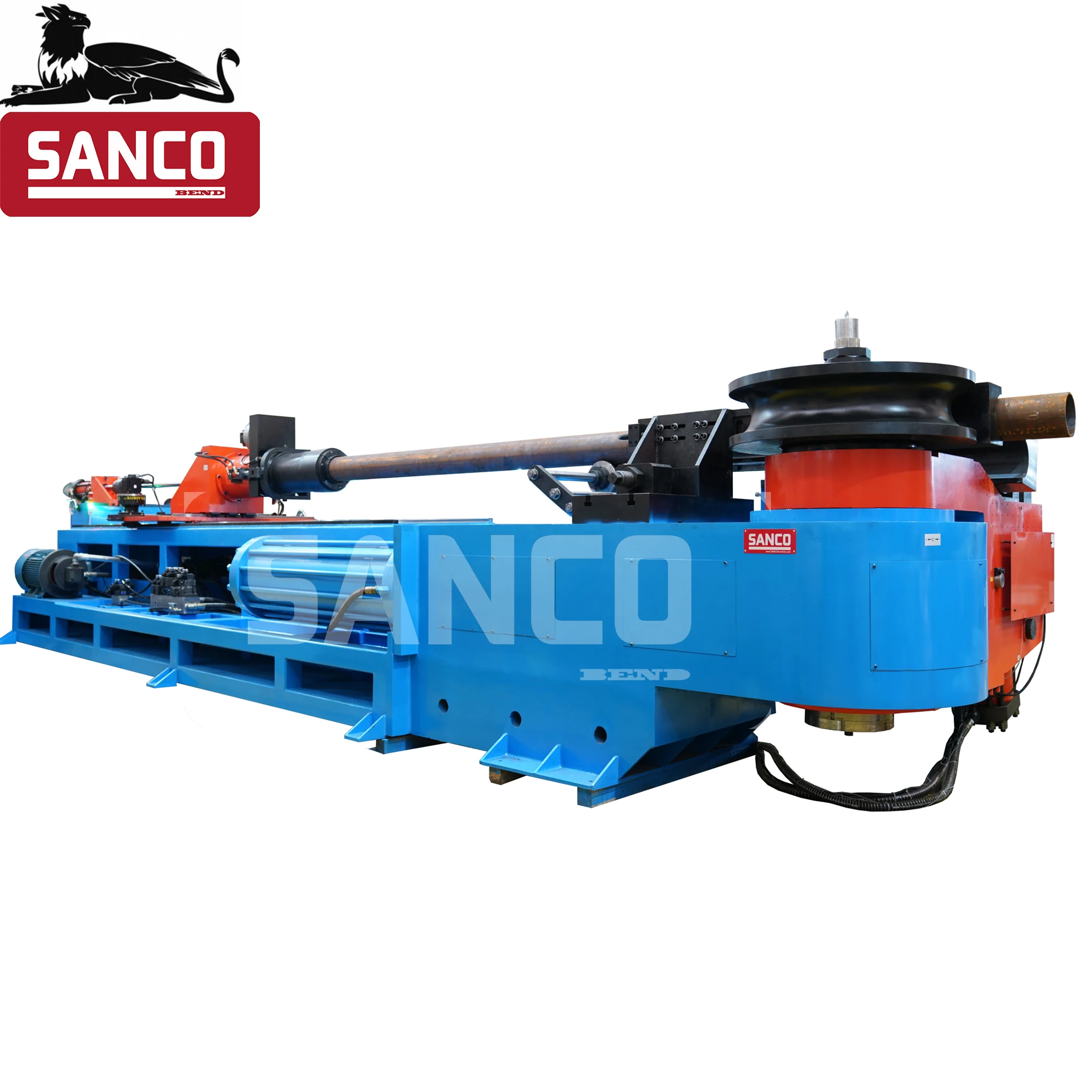 3 Axis CNC Cold Pipe Bending Machine for Big Pipe up to OD 219mm, CNC Huge Pipe Bending Machine for Shipyard