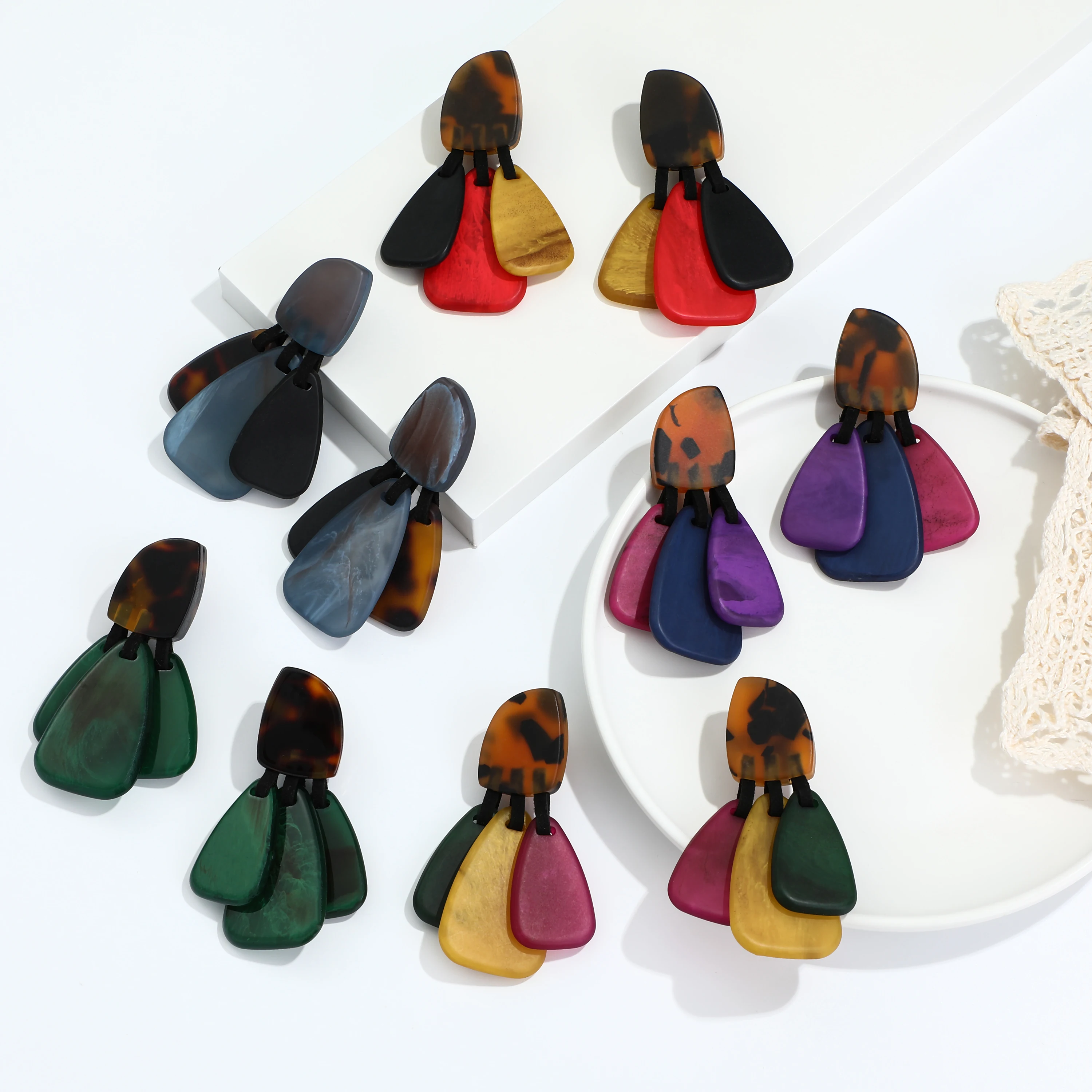 Nightmare Before Christmas Earrings Acrylic Halloween Earrings Jack Tongue Cat Earrings