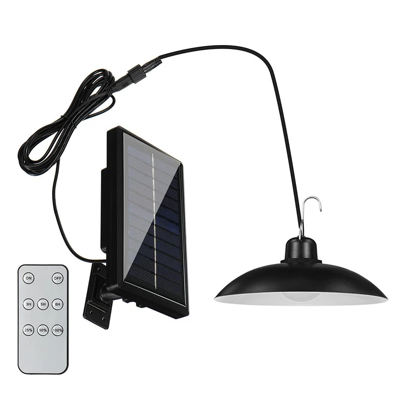 3M 2 Lamps White/Warm White Solar Light  Solar Pendant Lamp Outdoor/Indoor With Remote Control For Sheds Yards Garden