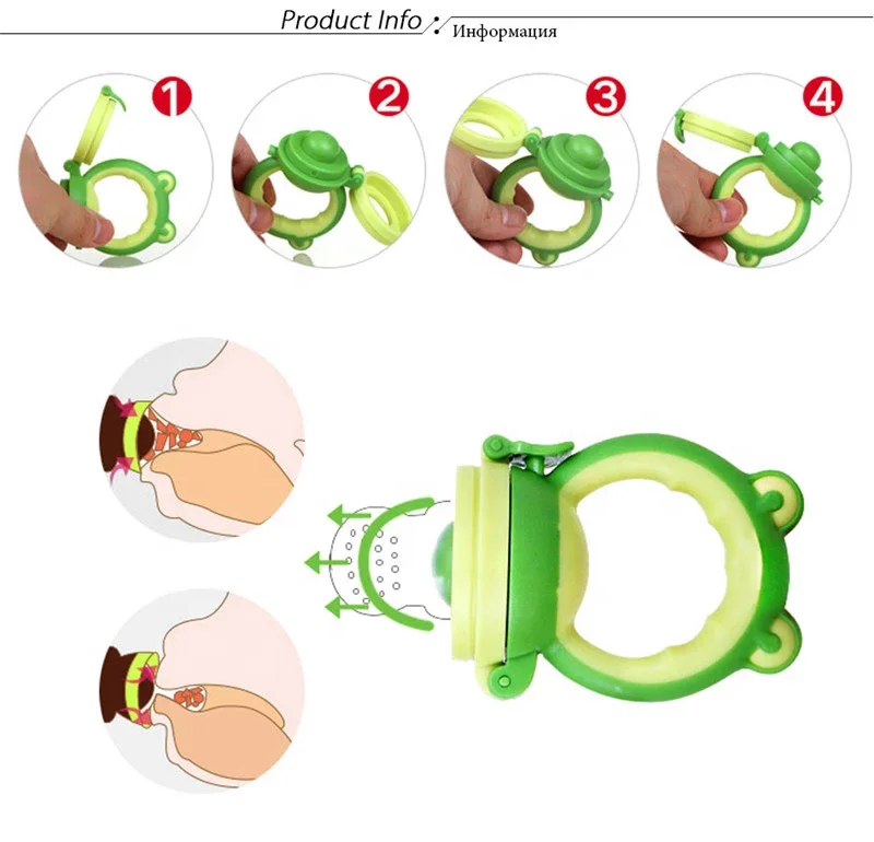 baby Food smoothie pacifier Fruit Vegetable Feeder