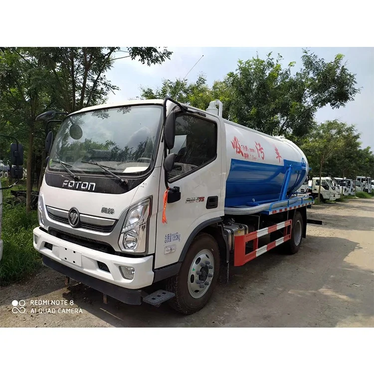 Euro 3 Sewage Tanker Truck Suction Trucks 2.771L