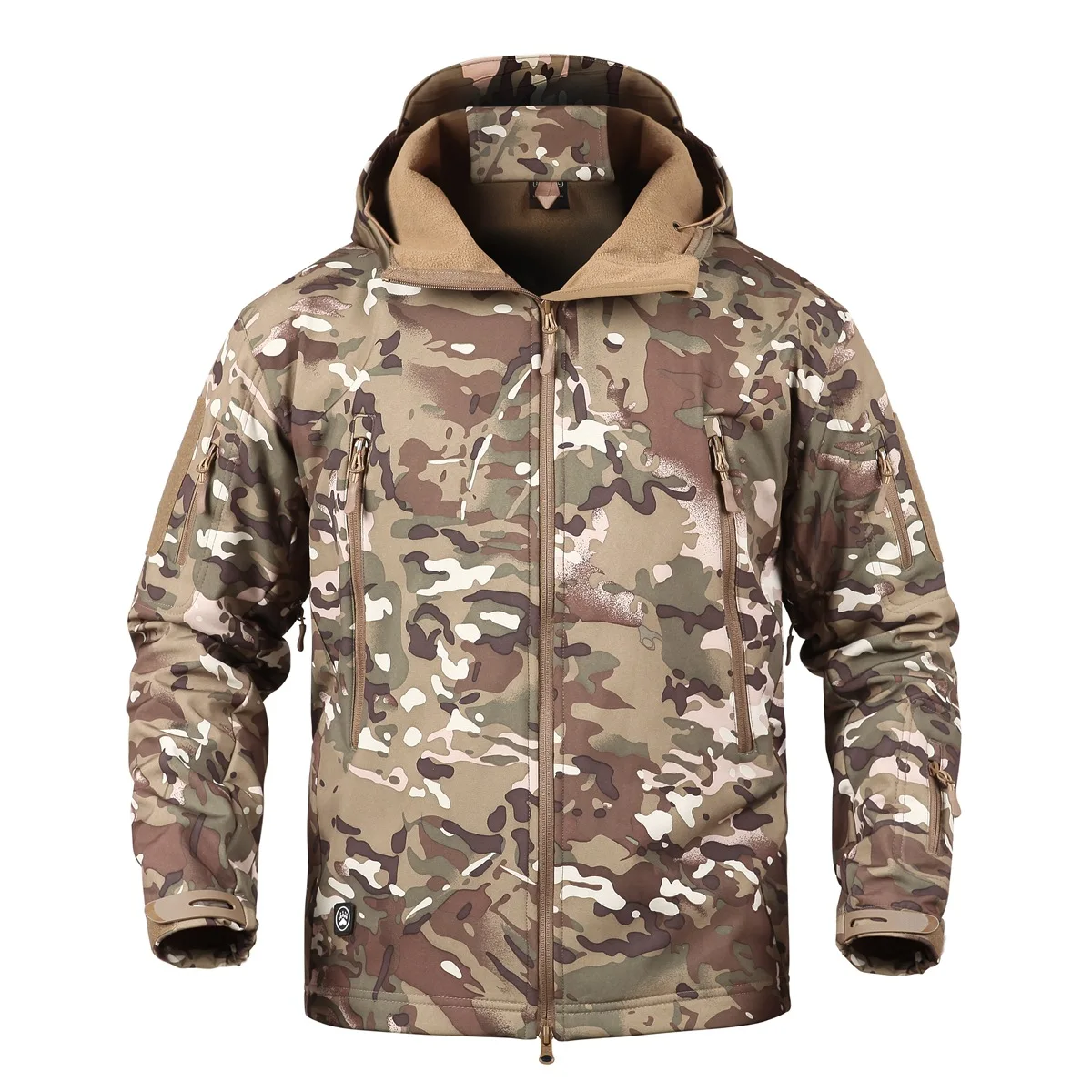 Custom Tactical Hunting Hiking Outdoor Jacket Warm Winter Coat Mens Light Waterpoof Softshell Jacket