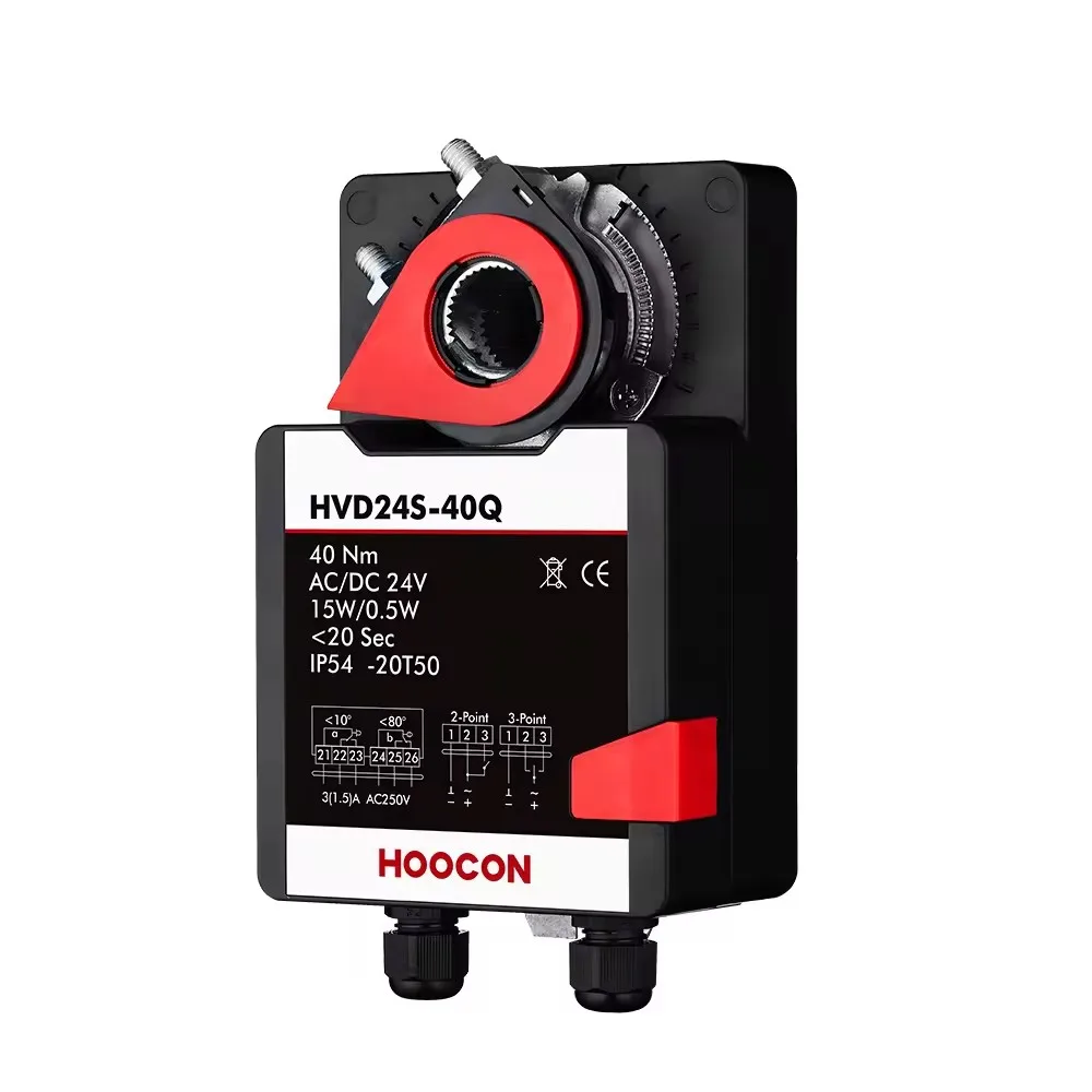 High Quality  CE On-Off Control Damper 40Nm Fast Running Damper Actuators
