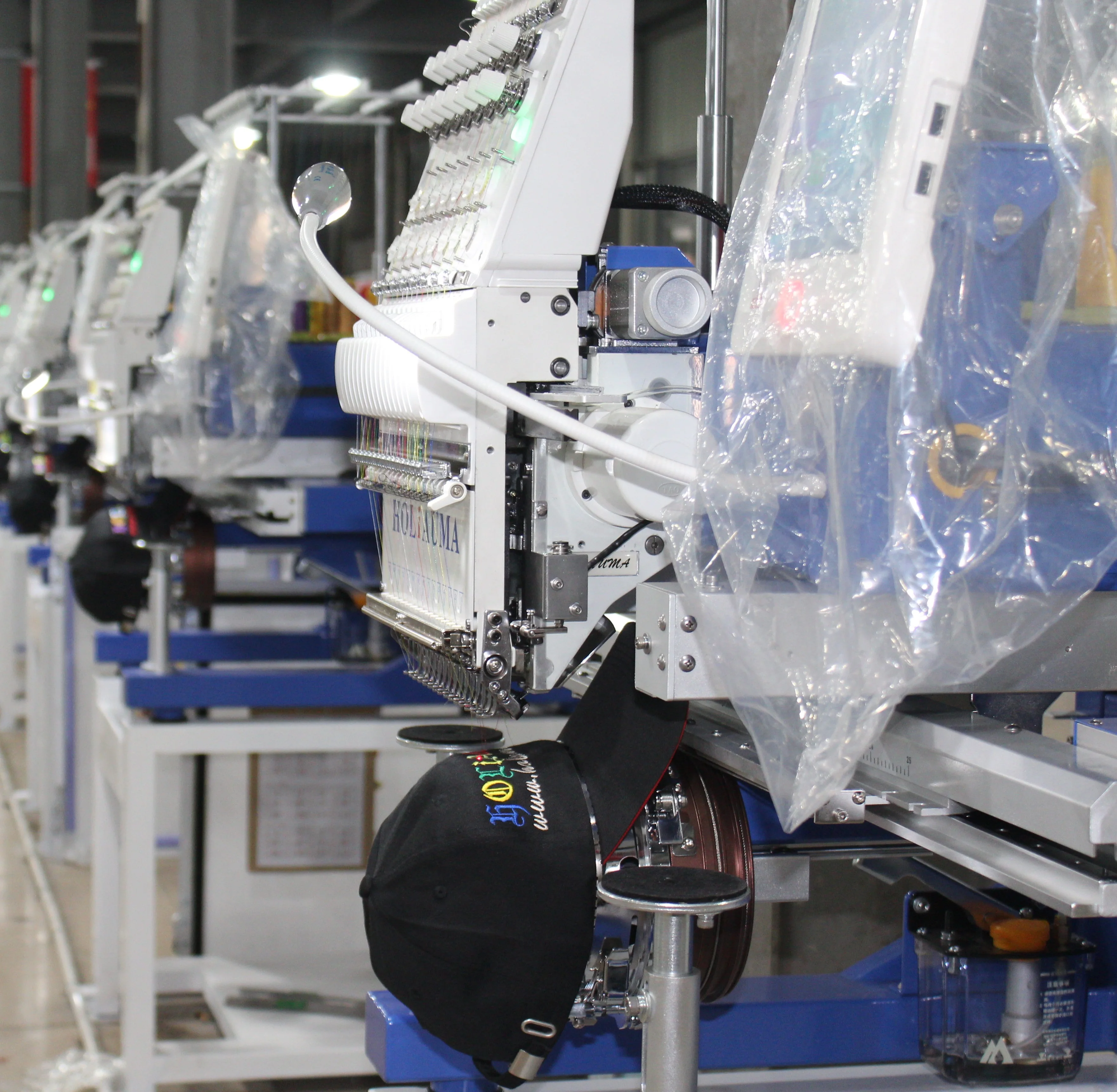 5 Year warranty HOLiAUMA high quality 1 head computer embroidery machine hat/tshirt/flat machines like