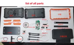 Wireless camping solar cell power bank 20000mah energy solar charger foldable solar panels built in cables without battery