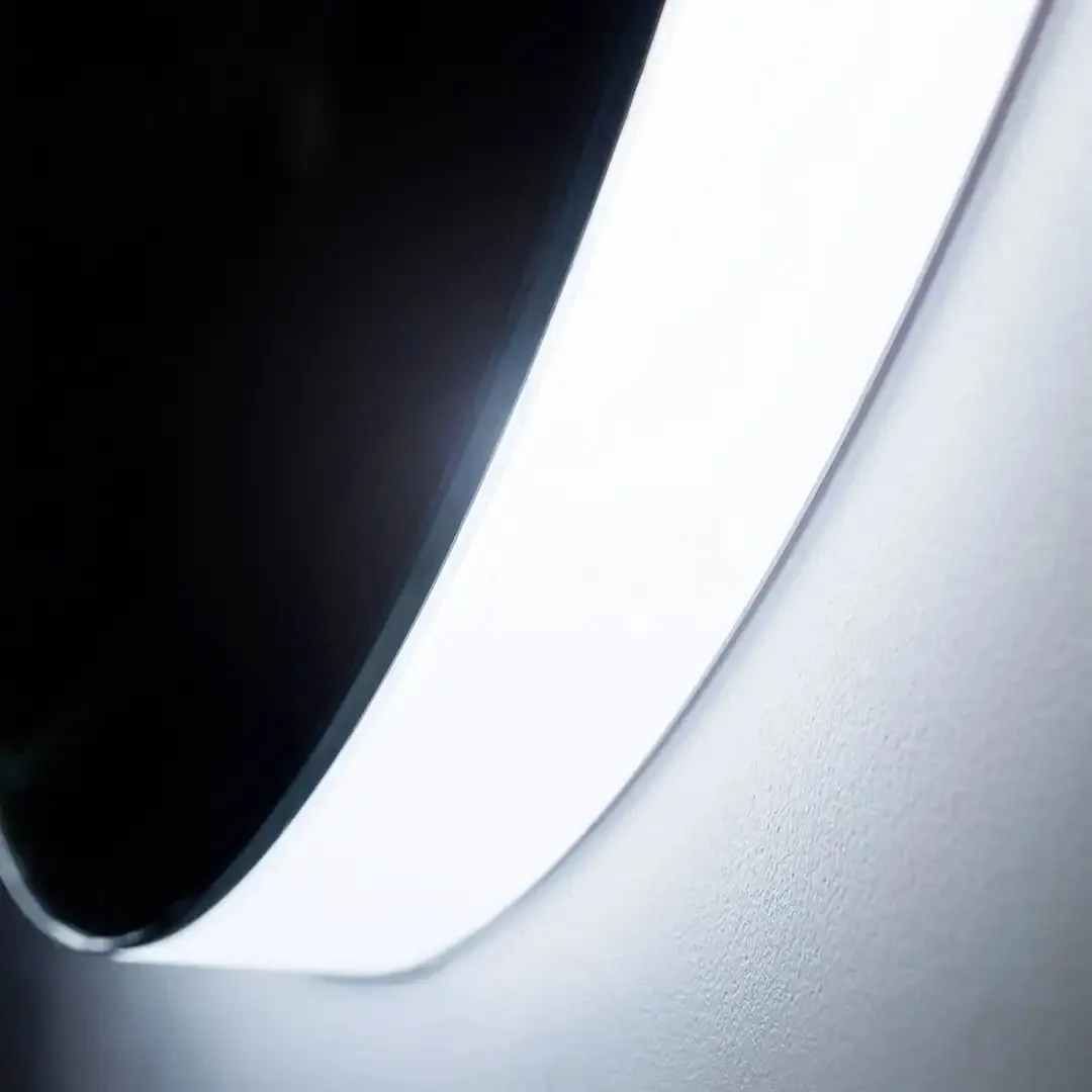 Silicone led strip light bathroom mirror lights LED Wave for round smart mirrors with IR infrared sensor