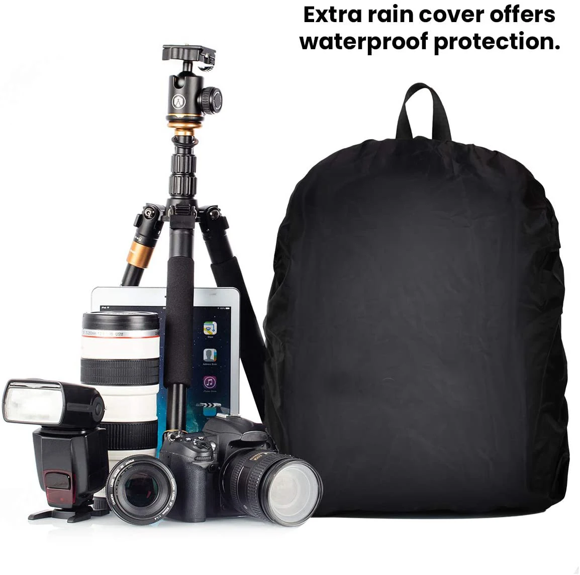 Multi-functional Camera Backpack Waterproof Camera Bag Large Capacity Camera Case with 15 Inch Laptop Compartment