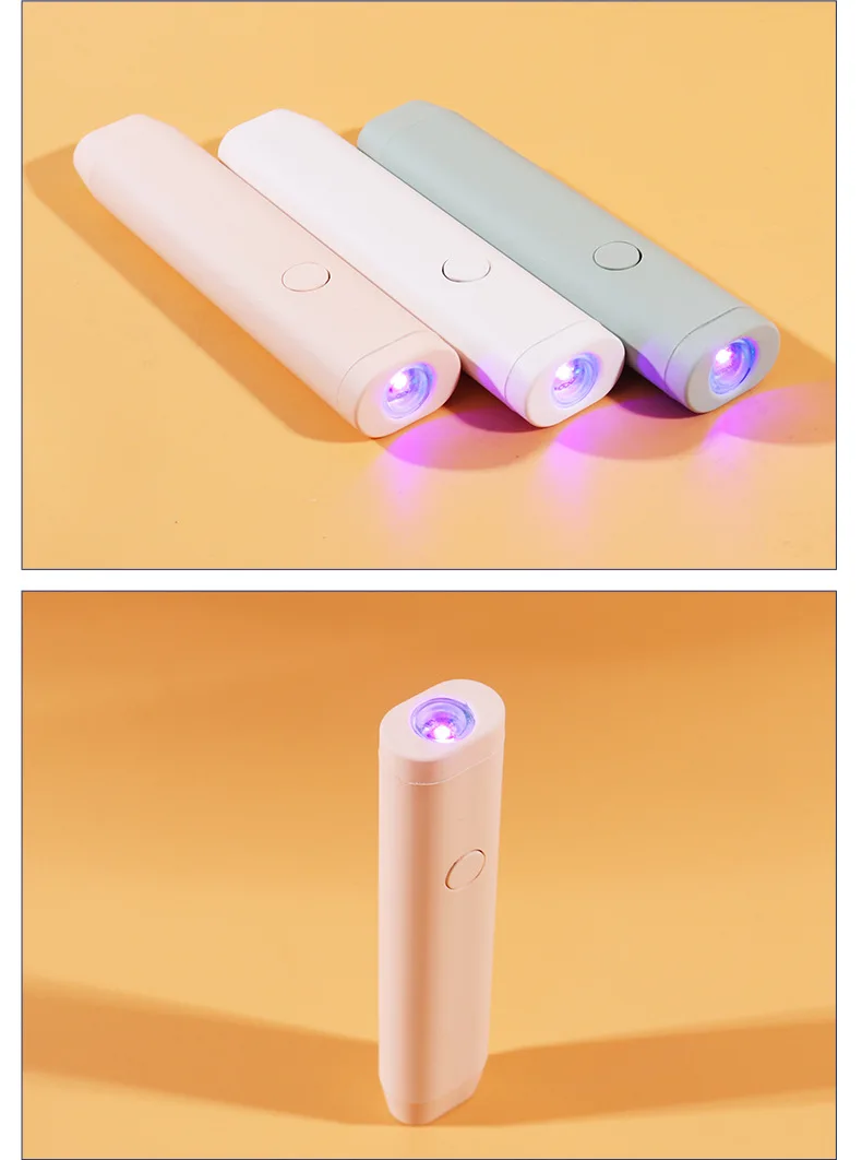 Mini Battery Storage Nail Led Lamp Portable Led Pen Type Led Light Therapy Machine Ultraviolet New Led Lamps