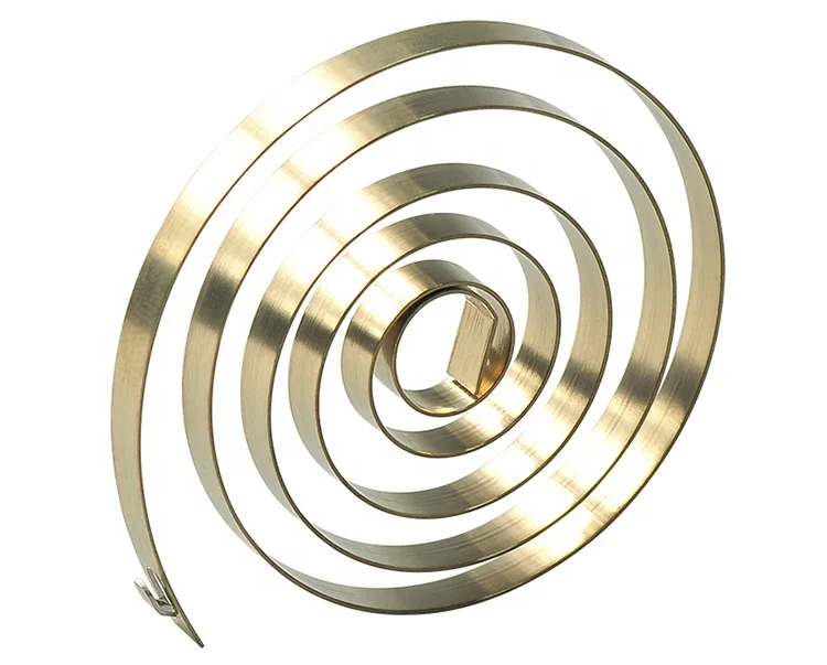 Flat Clock Spiral Torsion Motor Spring for Toy Cars