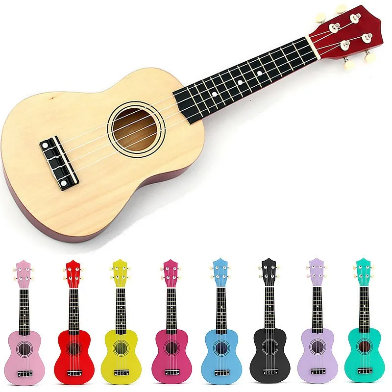 
wholesale cheap kids ukulele toy wooden ukulele 21 inch 