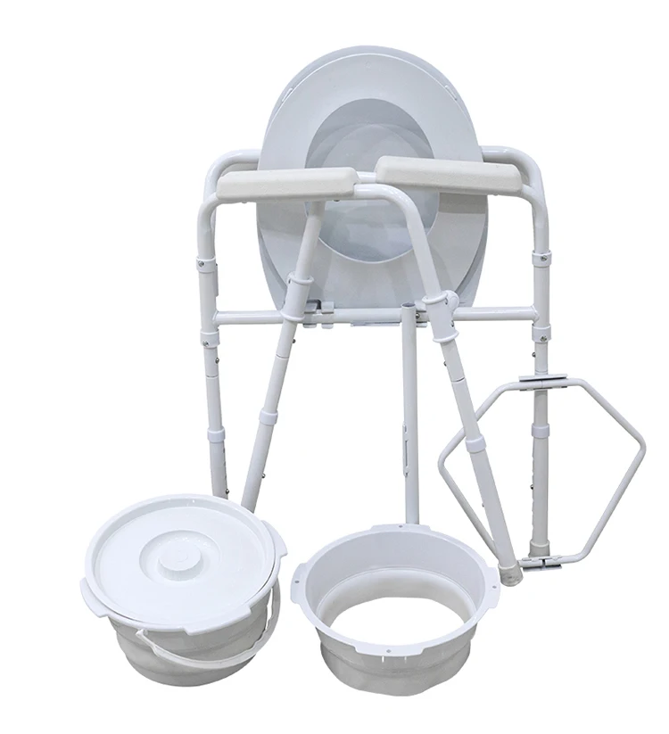 Folding Homecare Toilet Chair Hospital Commode for Old MK04009