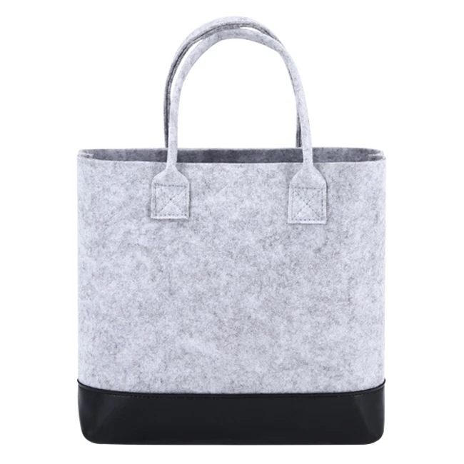 Christmas Custom hand bags wool felt 2020 women lady tote bag