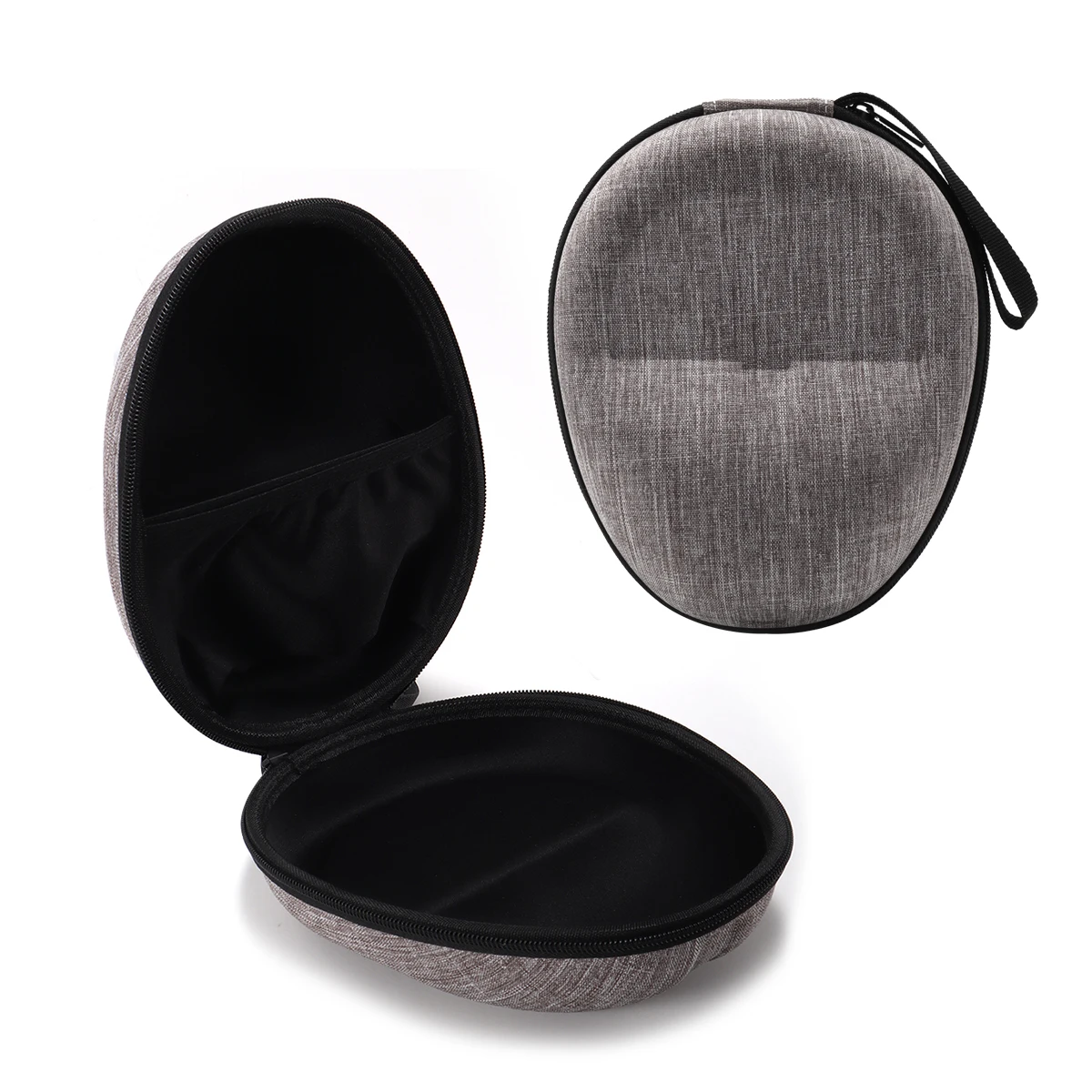 Wholesale custom portable nylon eva hard headphone storage carry case sports eva hard headphone storage case with zipper