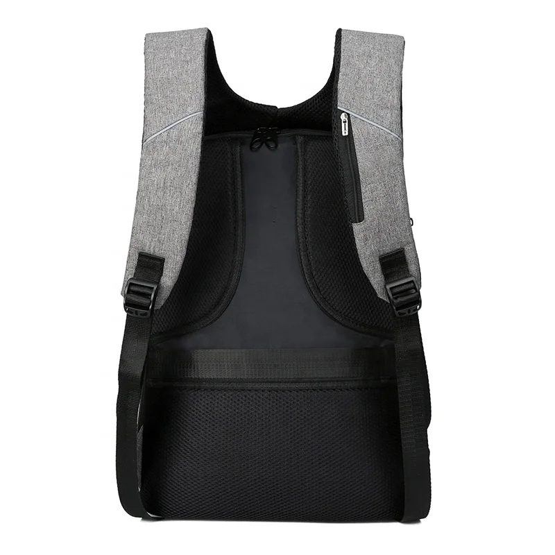 
Custom print simple casual anti theft waterproof college backpack school bag for men 