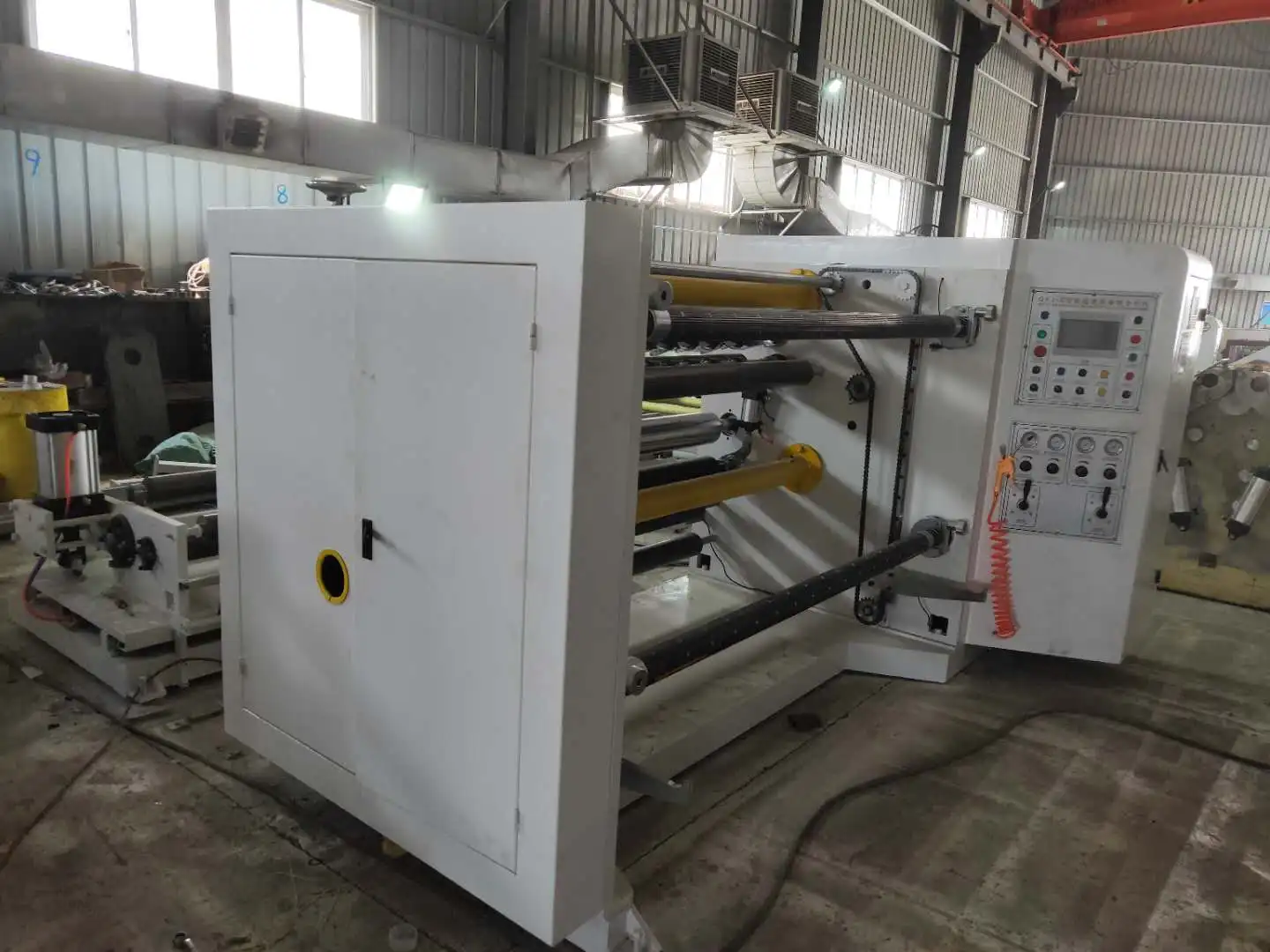 HERO bopp ribbon kraft paper roll label slitting machine cortadora de papel paper slitting and rewinding machine