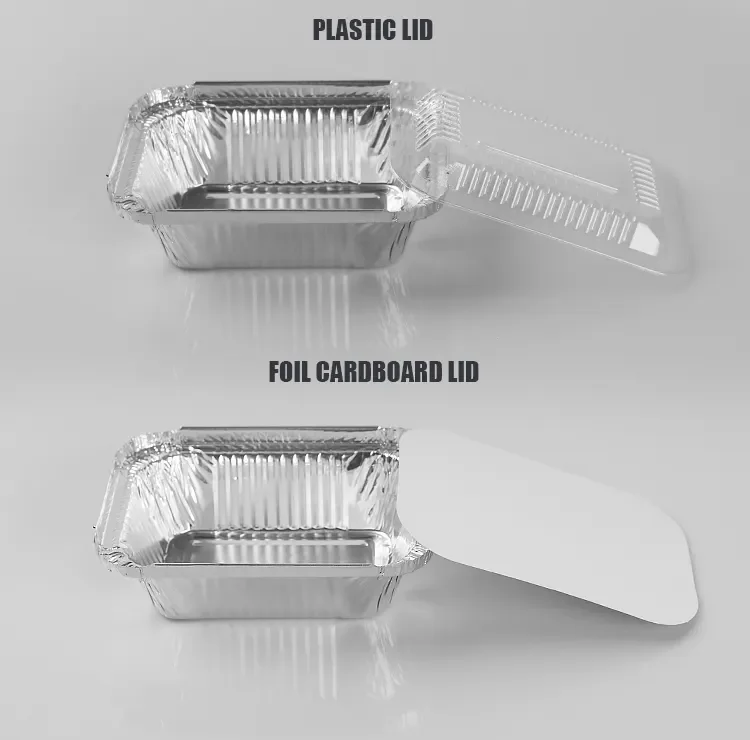 Alloy 3004 Food Packaging lunch box Disposable Tin Foil Dishes Grill Pan Catering Aluminium Foil Container Tray With Lid