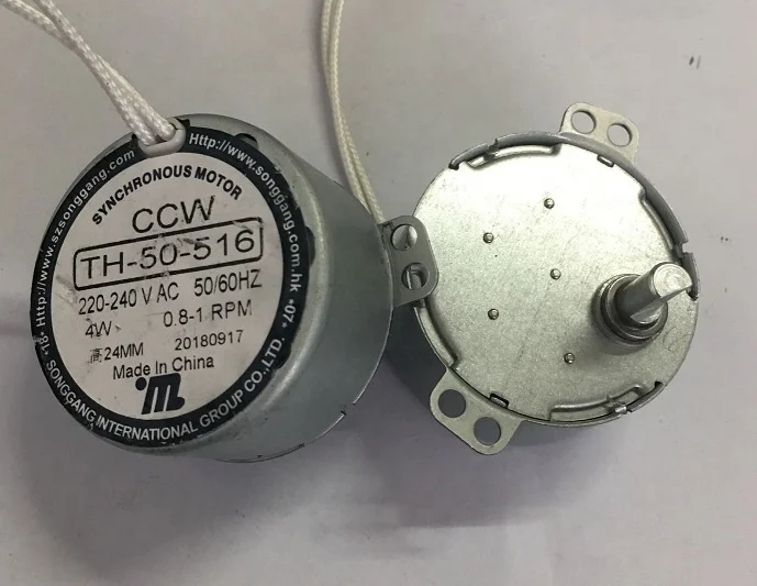 TH-50-516 ac servo motor 49tyd 220-240V 0.8-1RPM  use for Advertising Lamp Box / Timer