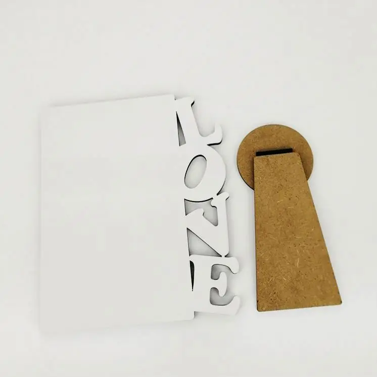 397 Custom Home Decor Engraving 3D letter LOVE Desktop DIY Photo sublimation Thermal Transfer Printing Blank Wood Decoration