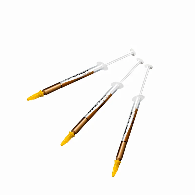 copper CPU HeatSink cooler gold Thermal Compound Grease Paste 1g in small syringe