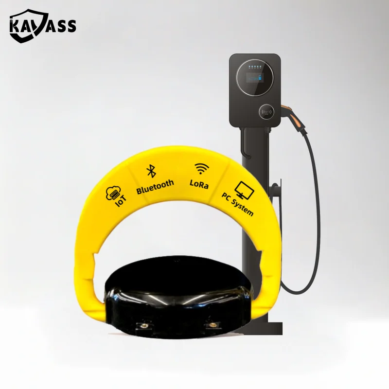 KVS CE certificate ac ev charger automatic car parking system 4g 6G Mobile Phone Unlocked System Sharing Barrier parking lock