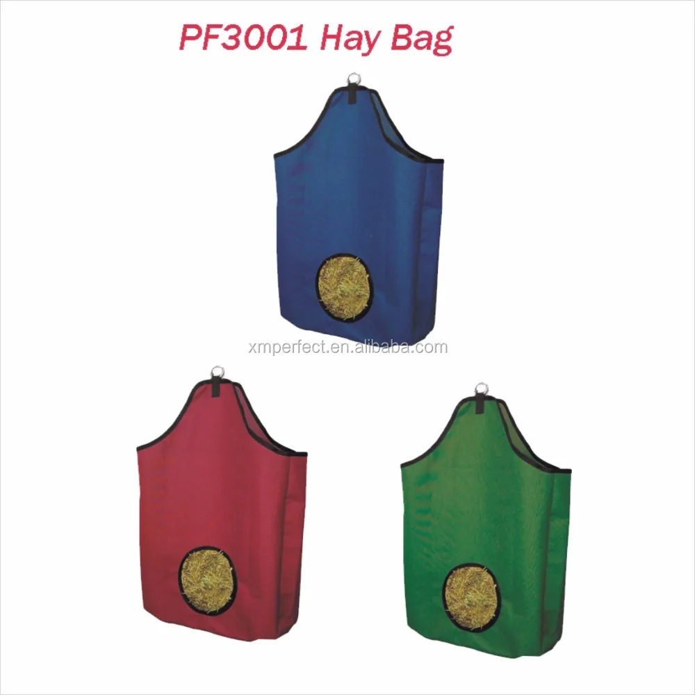 Wholesale Custom Hot Sell Horse Feed Bag Slow Feeder Horse Hay Multi Color Bags