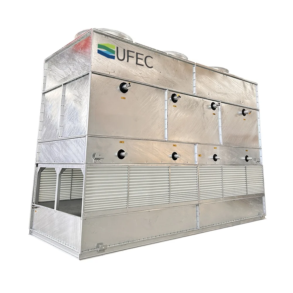 Efficient Counter Flow Evaporative Condenser for Refrigeration Compressor Cooling