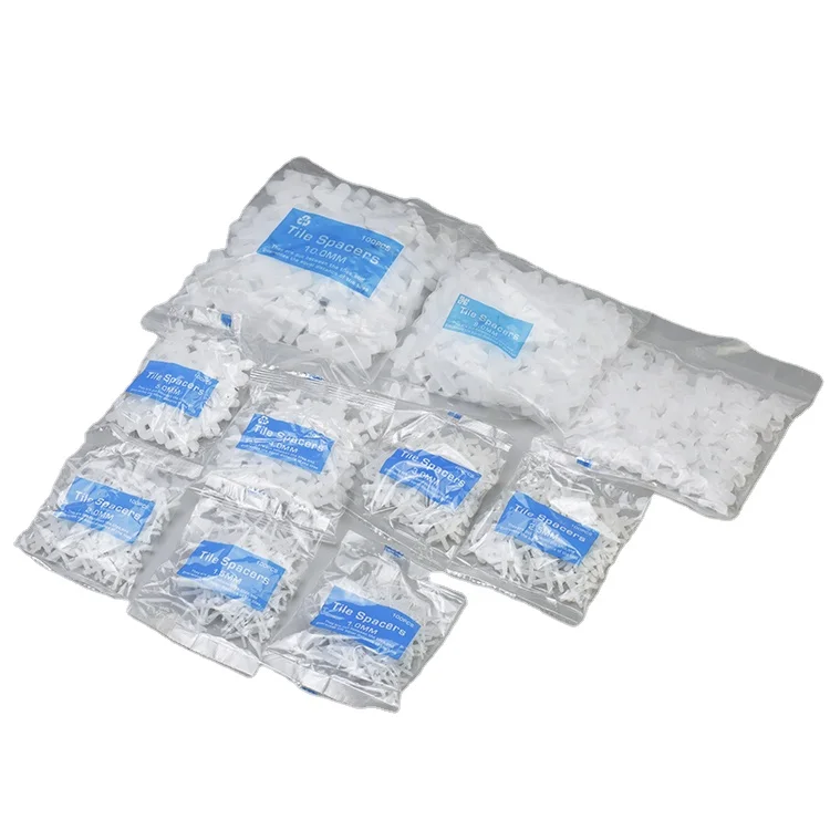 2 mm Plastic Tile spacer cross spacer Building Products Tile Leveling Spacers 100/Bag