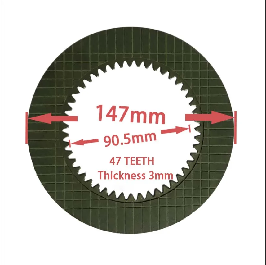 Вилочный погрузчик запчасти для грузовиков фрикционные диски для мини-экскаватора KOMATSU FD40-5 модель M128B-36576 номер 3EC-15-29270 производитель, розничная продажа
