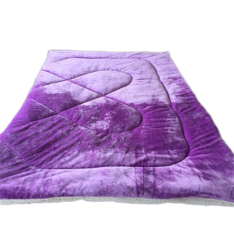 Плюш и шерпа, двусторонний пух, альтернативный комплект одеял, зимнее утепленное фланелевое одеяло с индивидуальным принтом (62413176256)
