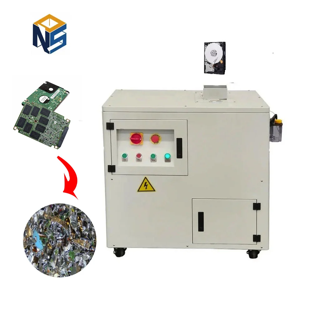 Plastic Double Shaft Shredder Machine Industrial Double Shaft Hard Drive Shredder Machine