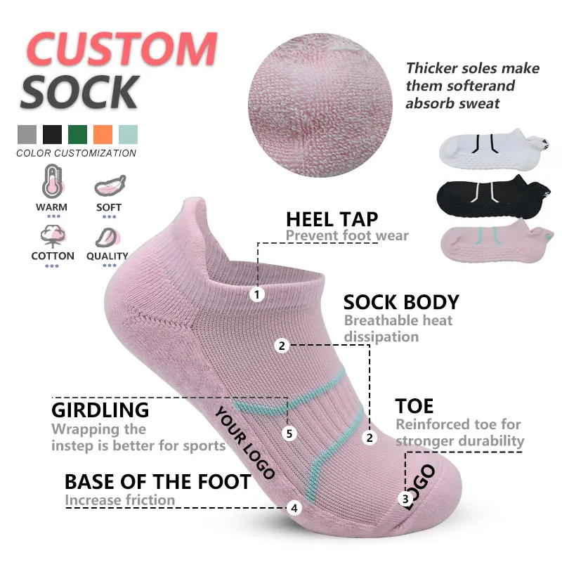 High Quality Custom Logo Men Socks Athletic Sports Socks Running Basketball Socks