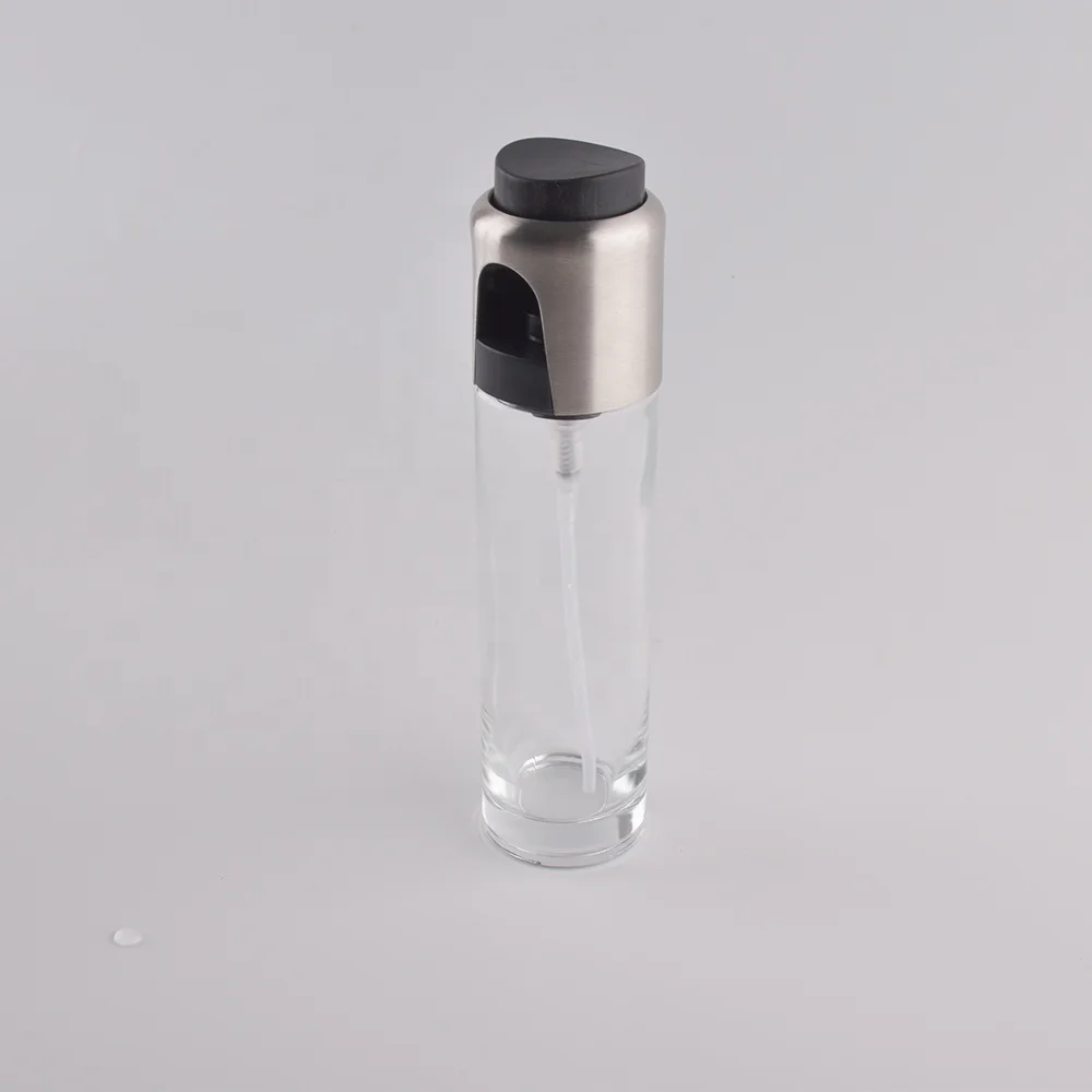 premium kitchen tool metal spray oil bottle household cooking oil sprayer for cooking dispenser