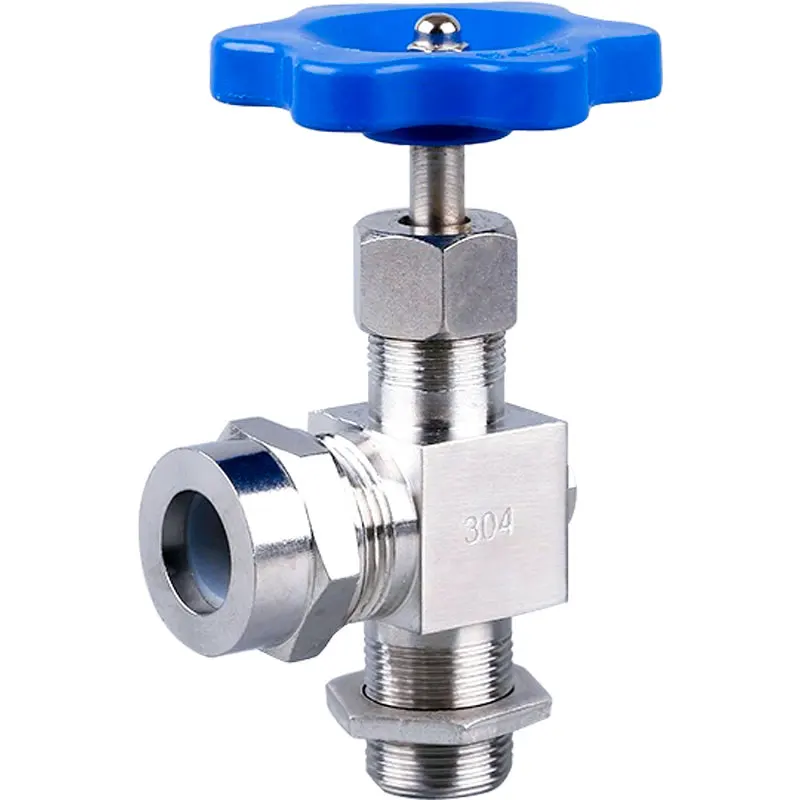 201/304 Stainless Steel Cock for Level Gauge Water Level Gauge Valve Needle Type Globe Valve