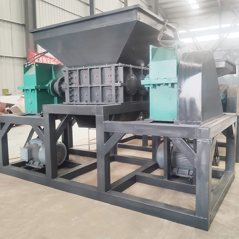 Scrap Metal Crusher Shredder Machine Double Shaft Shredder Machine