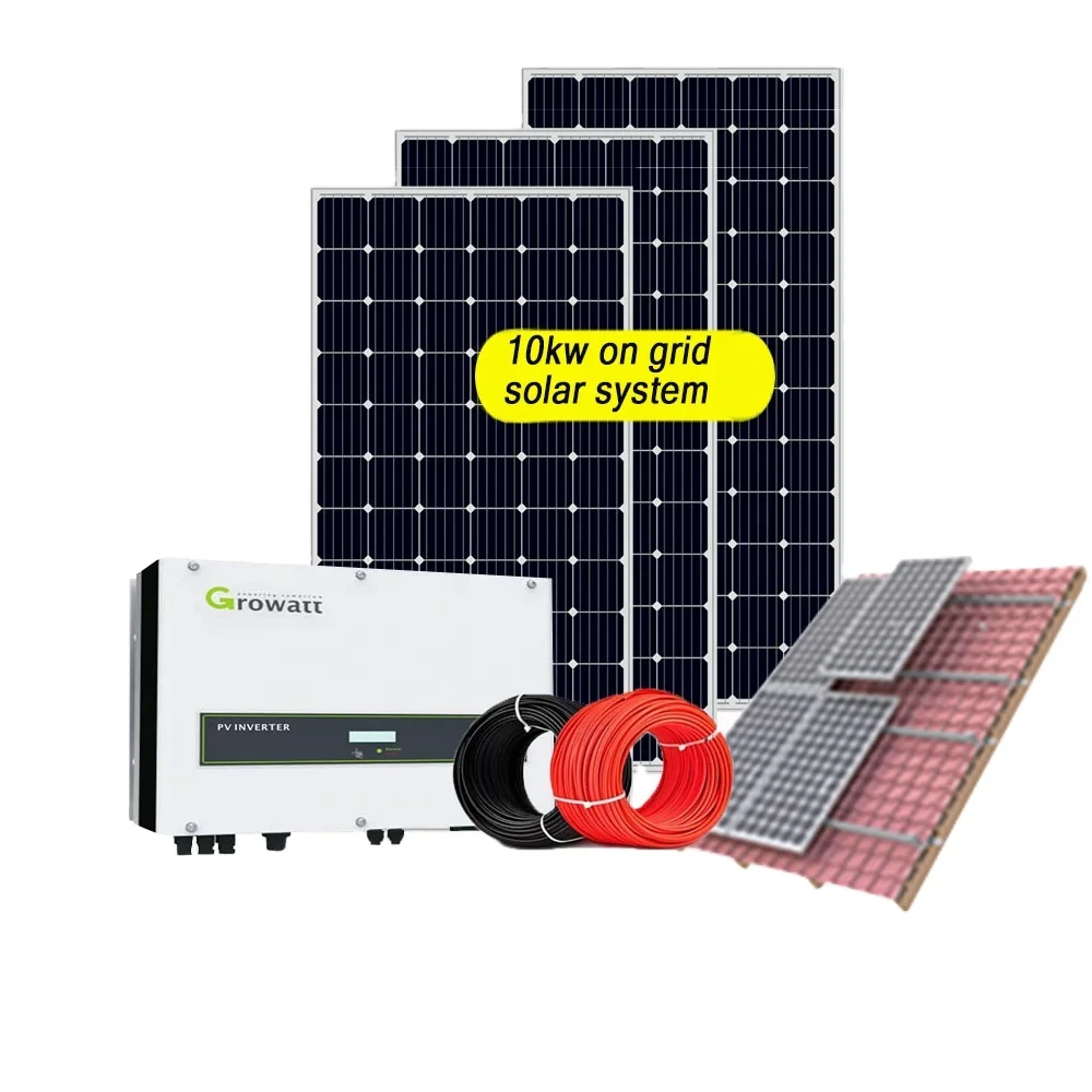 complete 5kw hybrid home energy system 540W solar panel wall mounting systems 5kW inverter for home roof