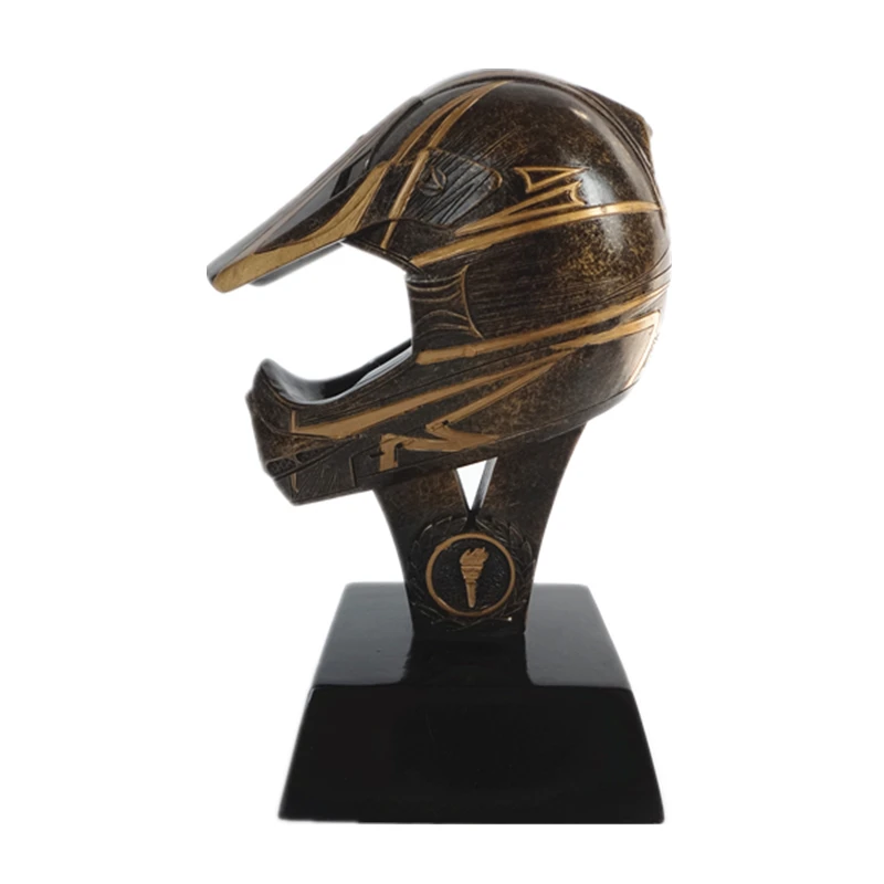 5.7'/7'/9' Resin Motor Cycling Go Kart Helmet Trophy