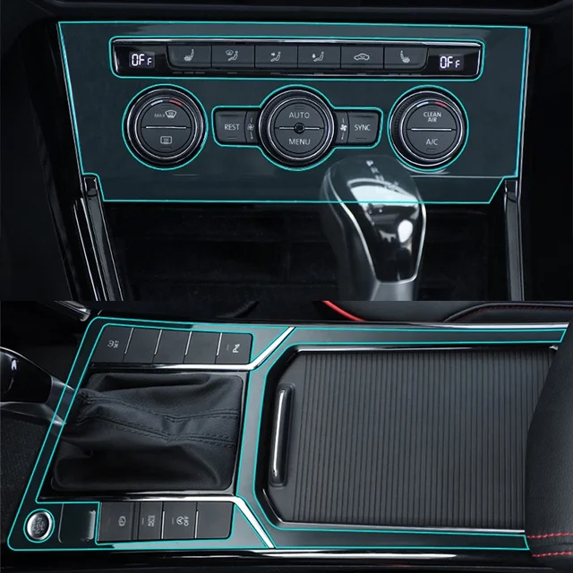 AEP Car Accessories Interior Decor protective film TPU Precut ppf transparent protector sticker for 2019-2023 Volkswagen Passat