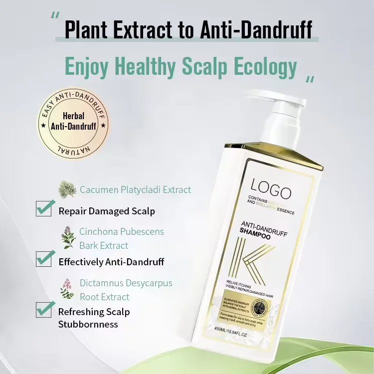 Private Label Factory Wholesale Weakly Acidic Keratin Collagen Organic Anti Dandruff Shampoo