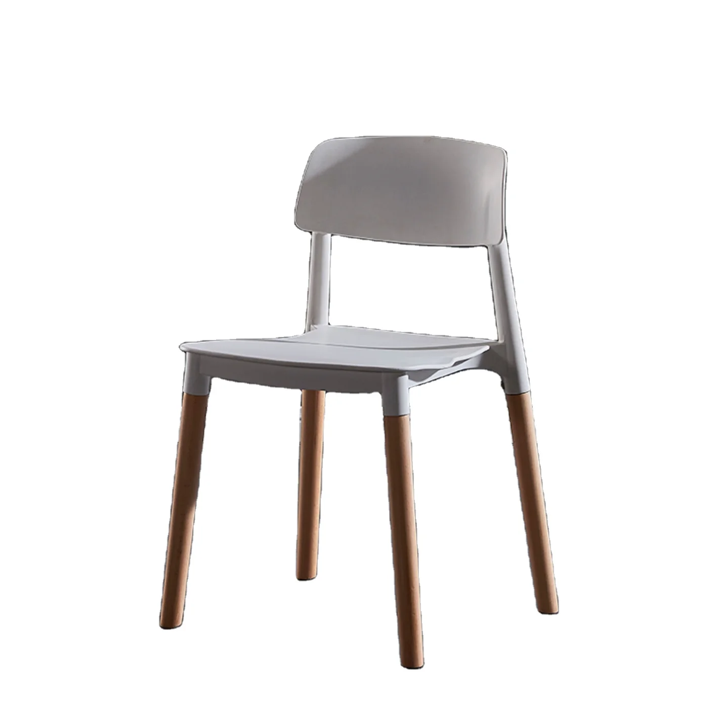 Belloch Chair PP Plastic Dining Chairs Set of 4 Stackable Kitchen Dining Chair