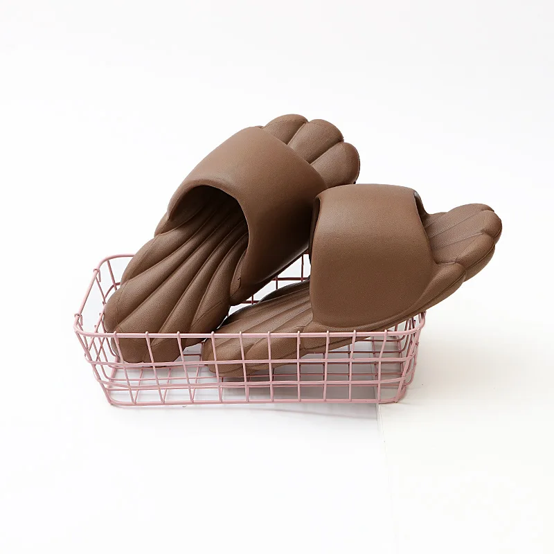 2023 Newest Summer Beach Slippers Thick Bottom Cute Soft Sole Flip Flops Indoor Bathroom Non-slip Sandals