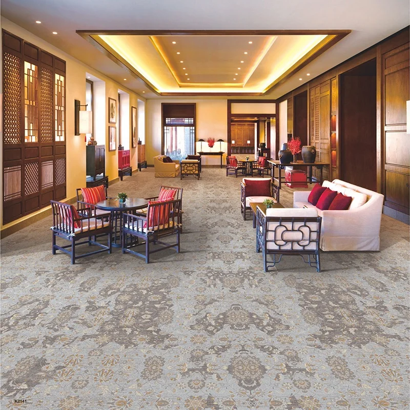 Haima environmental protection material 50% wool 50% nylon carpet printed