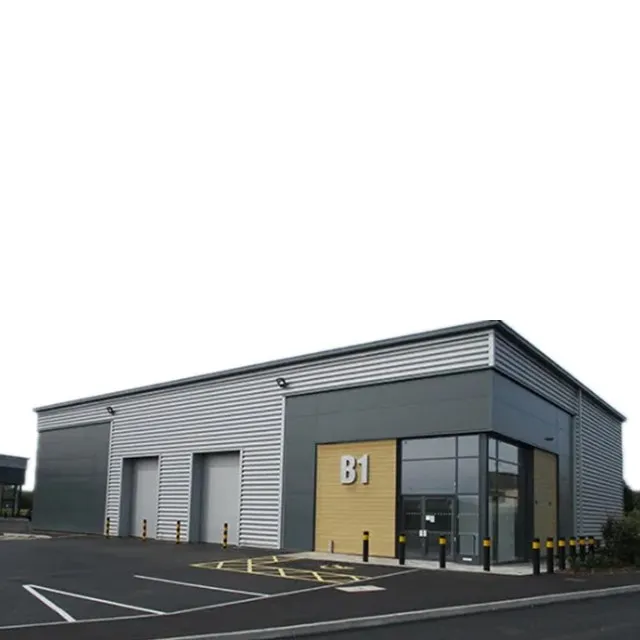 High Quality Customized Prefabricated Steel Structure Buildings Self-Storage Unit of Steel Structure in Fire Station